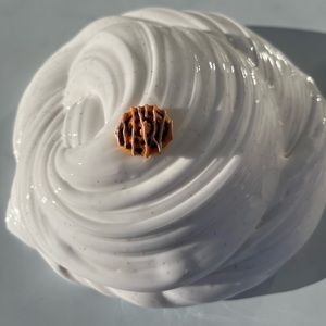 Scented Cinnamon Bun Thicky Slime! Sprinkles, Asmr! Glossy, Charm! Fun! Relaxing